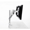 Customized Aluminum Alloy Full Adjustable Double Dual Arm Monitor Mount Desk Stand